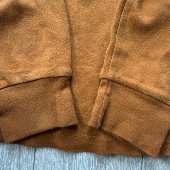 Uniqlo Men's Mockneck Cotton Blend Long Sleeve Shirt in Mustard Size Small - Picture 8 of 8